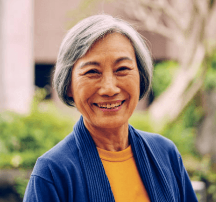 Older woman in a rural community